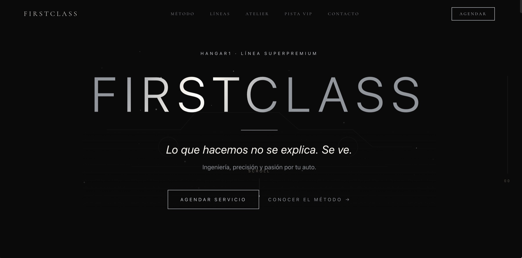 Sitio web de First Class